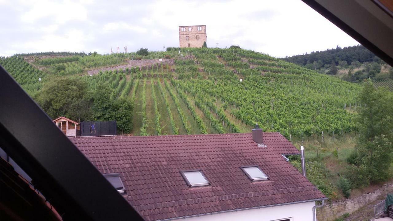 Giebelzimmer Mit Weinbergblick Stetten  Dış mekan fotoğraf
